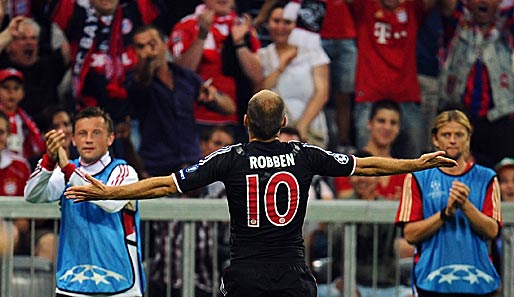 Arjen Robben erzielte das erlösende 2:0 für die Bayern gegen Zürich