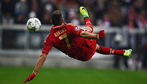 Ins Achtelfinale gezaubert: Franck Ribery schoss die Bayern zum Sieg gegen Villarreal