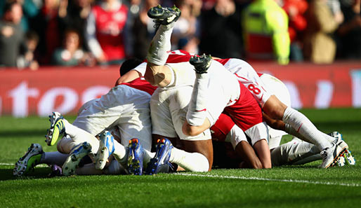 Der FC Arsenal erzielte in den letzten vier Ligaspielen 16 Tore
