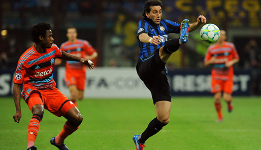 Inter Mailand und Olympique Marseille lieferten sich ein umkämpftes Duell ums Weiterkommen