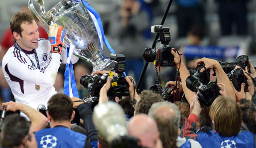 Petr Cech gewann im Mai mit dem FC Chelsea erstmals die Champions League