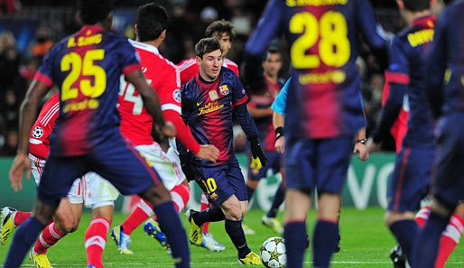 Lionel Messi und Barcelona gewann die Gruppe G trotz einer Niederlage bei Celtic Glasgow