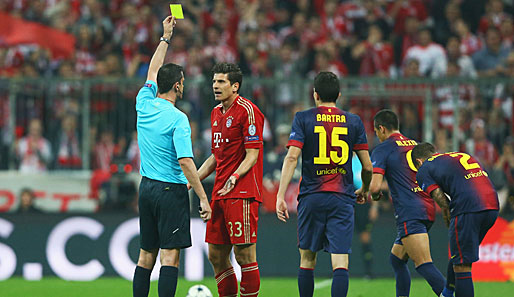 Mario Gomez ist einer von sechs Spielern, die im Rückspiel in Barcelona aufpassen müssen