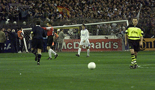 Das erste Tor fiel in Madrid am 1.4.1998 bereits vor dem Anpfiff