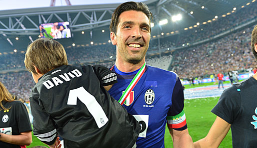 Gianluigi Buffon sicherte sich mit Juventus Turin souverän die italienische Meisterschaft