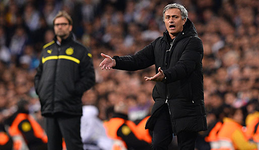 Gegen Dortmund knapp gescheitert, steht Jose Mourinho bei Real Madrid vor dem Aus