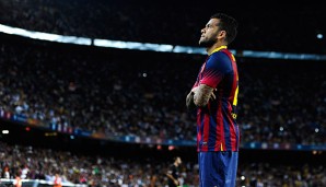 Dani Alves gibt sich vor dem Spiel in Glasgow selbstbewusst - auch ohne Messi