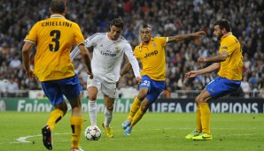 Cristiano Ronaldo erzielte gegen Juve seine CL-Saisontore sechs und sieben