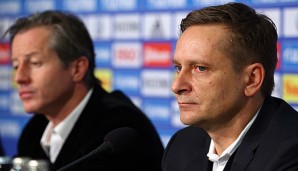 Jens Keller (l.) und Horst Heldt (r.) sind seit Ende 2012 gemeinsam auf Schalke in der Verantwortung