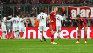 Bastian Schweinsteiger und Thomas Müller blieb mit dem FC Bayern nur das Nachsehen
