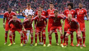 Der FC Bayern gewann den großen Henkelpokal 1974, 1975, 1976, 2001 und 2013