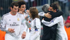 Carlo Ancelotti herzt seinen Superstar Cristiano Ronaldo