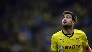 Sokratis Papastathopoulos absolvierte bislang 34 Pflichtspiele (1 Tor) für Borussia Dortmund