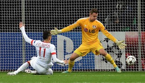 Lucas Ocampos erzielte gegen Leverkusen das einzige Tor des Spiels