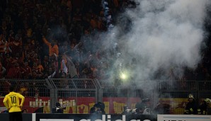 Die Randale haben für einige "Fans" von Galatasaray wohl ein Nachspiel