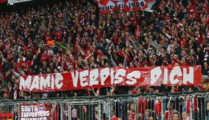Die Bayern-Fans haben ihre Abneigung gegenüber Zvdravko Mamic deutlich gemacht