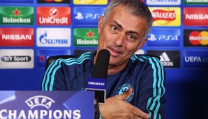 Mourinho ließ sich die Stmmung auf der Chelsea-PK nicht verderben