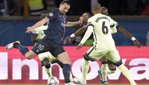 Zlatan Ibrahimovic schoss im Hinspiel gegen Manchester City ein Tor
