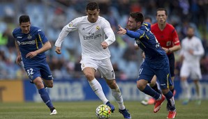 Cristiano Ronaldo von Real Madrid laboriert offenbar an einem Muskelfaserriss
