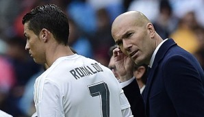 Zinedine Zidane weiß um die Bedeutung von Cristiano Ronaldo
