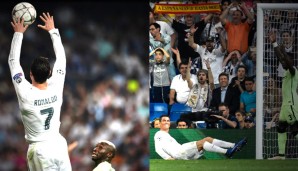 Cristiano Ronaldo hechtete nach dem Ball