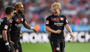 Trotz vier Bundesliga-Treffern wird Pohjanpalo wohl wieder von der Bank starten