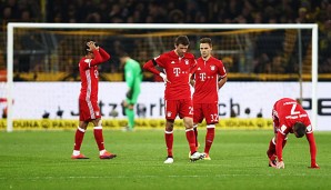 Nach der Niederlage in Dortmund ist der FC Bayern auch in der Bundesliga nicht mehr Tabellenführer