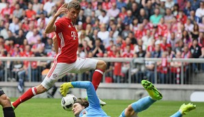 Bayern München: Thomas Müller laboriert derzeit an einer Sprunggelenksverletzung
