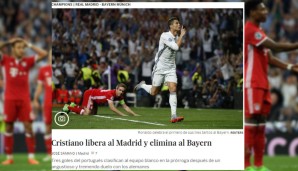 "El Pais" sagt: "Cristiano rettet Madrid und schaltet Bayern aus" - wo sie Recht haben, die Spanier, haben sie Recht