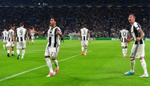 Dani Alves erzielte mit einem Traumhaften Volleyschuss das zwischenzeitliche 2:0 für Juventus