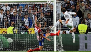 110. Minute: Gareth Bale erzielte die Führung für Real. Gleichzeitig der Knock-out für die Rojiblanco