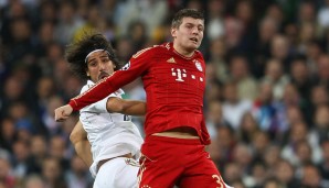 Zwei deutsche Spieler sind aber in Cardiff vertreten: Toni Kroos (r.) und Sami Khedira – damit stehen sich erstmals zwei deutsche Legionäre im Finale der Champions League gegenüber
