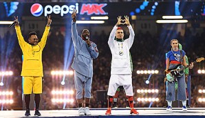 Nach der Show-Einlage der Black Eyed Peas wurde das Champions-League-Finale verspätet angepfiffen