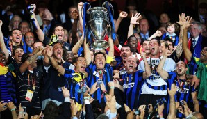 INTER MAILAND 2009/10: Das beste Jahr der Vereinsgeschichte der Nerazzurri war 2010. Die Norditaliener räumten alles ab und krönten sich auch zum CL-Sieger in Madrid - der Gegner: eine überforderte junge Bayern-Mannschaft