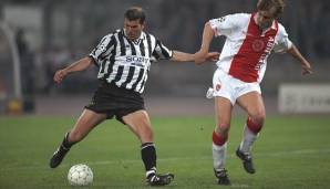 Rückspiel Halbfinale 1996/97: Juventus Turin 4:1 Ajax Amsterdam. Auch im Rückspiel war die alte Dame zu stark für die Holländer. Mit einem Tor und zwei Vorlagen war Zinedine Zidane überragender Spieler bei Juventus.