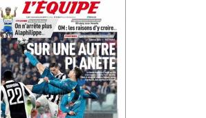 Auch die L'Equipe sieht in Ronaldo einen Außerirdischen, der von einem anderen Planeten kommt. Und die Bayern?