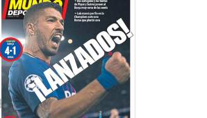 Auch bei der Mundo Deportivo ist Luis Suarez der Hauptdarsteller auf der Titelseite, die Zeitung sah ein entschlossenes Barcelona.