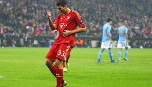 12 Tore: u.a. Mario Gomez (FC Bayern) in 12 Einsätzen (Saison 2011/12).