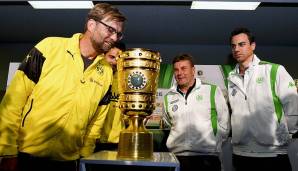 Auch in seinem letzten BVB-Jahr erreichte Klopp das Finale des DFB-Pokals. Gegner 2014/15 ausnahmsweise nicht die Bayern, sondern der VfL Wolfsburg.