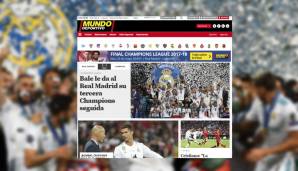 In der Mundo Deportivo beschert Bale Real Madrid den dritten Titel in Folge. Unten platzt derweil die "Bomba!" von CR7.