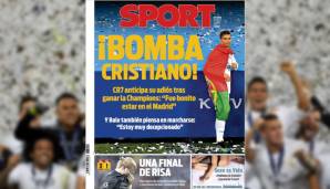 Für die Sport geriet der Finalsieg ob der Abwanderungsgedanken von Cristiano Ronaldo schnell in den Hintergrund.