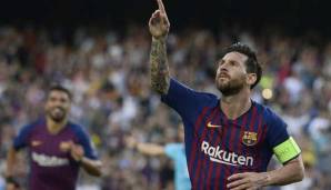 Lionel Messi brachte Barca in Führung.