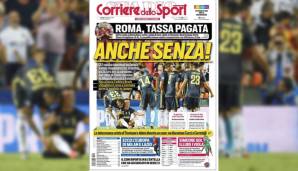 Corriere dello Sport (Italien): "Sogar ohne ihn! CR7 wird in Tränen aufgelöst nach einer halben Stunde des Feldes verwiesen (zum ersten Mal in der Champions League), aber Juve bricht nicht zusammen."