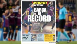 Mundo Deportivo (Spanien): "Rekord-Barca! Mit Messi und Dembele bekommen die Barca-Fans den besten Start seit 1960 zu sehen."