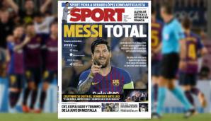 Sport (Spanien): "Messi total! Mit voller Konzentration auf Barca startet Messi ein denkwürdiges Jahr."