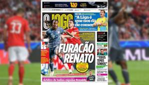 O Jogo (Portugal): "Orkan Renato! Der Portugise markiert den zweiten Treffer und verhilft Bayern zum Sieg."