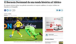 El Pais: "Dortmund versetzt Atletico einen historischen Schlag."
