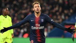 Platz 3: Neymar (Paris Saint-Germain) - 12 Tore