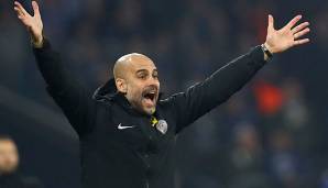 Pep Guardiola ist Trainer bei Manchester City.