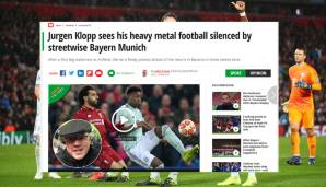 "Jürgen Klopps Heavy-Metal-Fußball wird von gewieften Bayern zum Schweigen gebracht", schreibt der "Mirror". Die erfahrenen Gäste wären nicht die Fallen getappt, die schon so vielen anderen Teams zum Verhängnis wurden.
